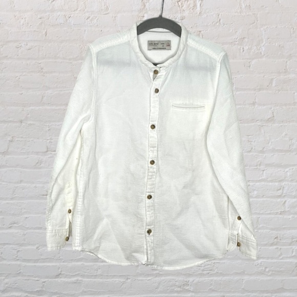Zara Other - Zara Button-Down Waffle Shirt